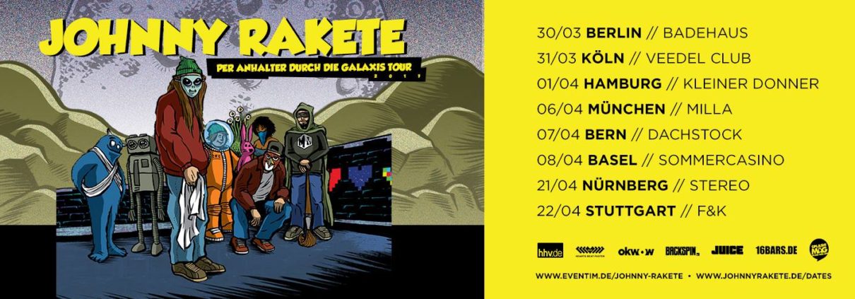 Johnny Rakete-Tour